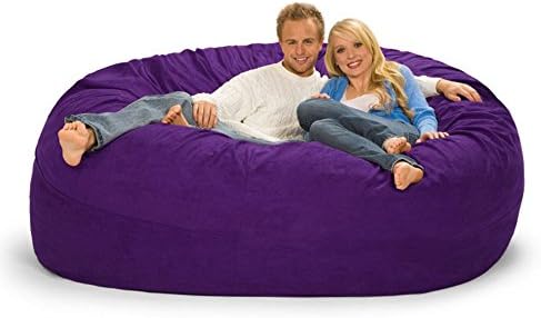 Relax Sack 7 ft. Microsuede Foam Bean Bag Sofa