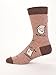 Blue Q Socks - Men's Crew - Spoiler Alert There Are Assholes Everywhere, Brown, Men's shoe size 7-12