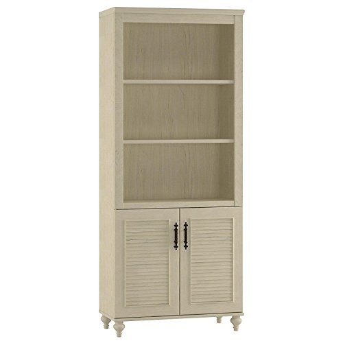 Kathy Ireland Office Volcano Dusk Bookcase with 2-Door Cabinet