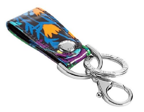 Gorgeous Vera Bradley Loop Keychain in Midnight Blues