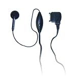Hands-Free Earbud for Nokia 7210 - Includes TWO Bonus Personal Charm Straps!