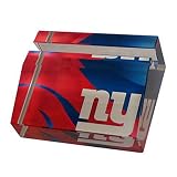 New York Giants Crystal Business Card Holder