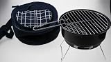 Eigenschaften Sagaform  / Minigrill mit integrierter Kühltsche f. Segler & Biker, Camping Grill, Trekking Grill, Holzkohlegrill, Seaside, blau