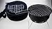 Minigrill mit integrierter Kühltsche f. Segler & Biker, Camping Grill, Trekking Grill, Holzkohlegrill, Seaside, blau