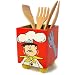 Kitchen & Housewares : Handpainted Kitchen Countertop Utensil Caddy - Chef Motif