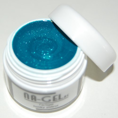 Na-Gel Farbgel Funky Petrol 5ml Metallic Glitter f&uuml;r proffesionelles Nageldesign Preisvergleich