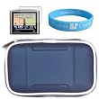 TomTom XL 340M TomTom GO 740TM 4.3-Inch GPS Blue* Carrying Case + Screen Protector + Wristband