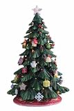 Ace Trading-porcelain R2044 Celebrations Rotating Christmas Tree