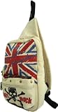 「ユニオンジャック UKスカル スタンドボディバッグ ショルダーバッグ メンズ レディース (UK-3167) (キナリ)」の画像