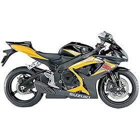Suzuki GSX R-750 2006 (Yellow) 1:12 scale diecast motorcycle by Maisto by Maisto