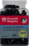 GB PLASTIC MASONRY COAXIAL STAPLE