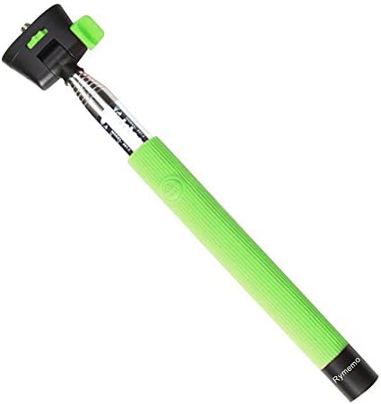 Globalbox Rechargeable Bluetooth Wireless Monopod 2-In-1 Self-portrait Extendable Selfie Stick with built-in Bluetooth Remote Shutter With Adjustable Grip Holder for iPhone 6,iPhone 6 Plus 5s 5c 5 4s 4,Samsung Galaxy S5 S4 S3, Note 10.1 8 3 2 Moto X, Droid 2, Google Nexus 4, 5, 7, 8 (Green)