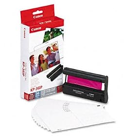 Click here to buy 7737A001 Color Ink Cartridge & Glossy Photo Paper Kit, 36 Glossy 4 x 6 Sheets.