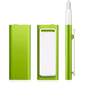 Micropix - 2GB Mini MP3 Player With Built-in Clip - Green
