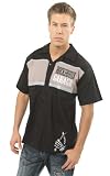 Rock House Garage Skeleton Wrench Embroidered Black Work Shirt