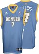 Chauncey Billups Jersey: adidas Light Blue Replica #7 Denver Nuggets Jersey