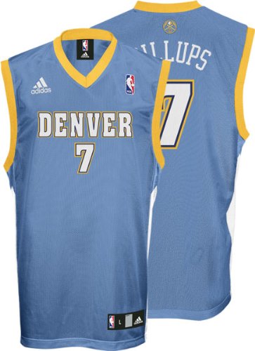 Chauncey Billups Jersey: adidas Light Blue Replica #7 Denver Nuggets Jersey