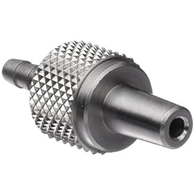 Male Luer to Tubing Stainless Steel 303 Fits Tubing ID 3/32" .105" Barb OD