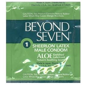 Beyond Seven Condoms with Aloe 24 Pack