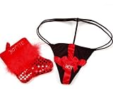 Ladies Silk Thong G string Panty Christmas