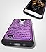 LG K8 Case, LG Escape 3 Case, LG Phoenix 2 Case, Style4U Studded Rhinestone Crystal Bling Hybrid Armor Case Cover for LG K8 / LG Escape 3 / LG Phoenix 2 with 1 Style4U Stylus [Purple / Black]