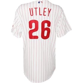 Buy Chase Utley Philadelphia Phillies Authentic Cool Base Home Jersey by Majestic