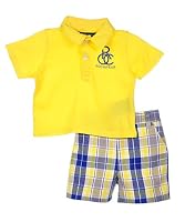 Rocawear “Summer Approaches” 2-Piece Outfit (Sizes 0M – 9M) – lemon light, 3 – 6 months