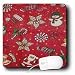 Lee Hiller Designs Holidays Christmas - Retro 50s Holiday Cookie Candy Print - Mouse Pads