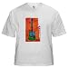 Fender Telecaster Guitar T-Shirt Art White T-Shirt by CafePress