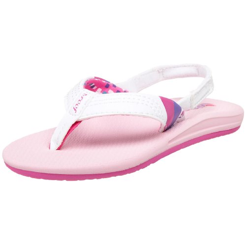 Reef Toddler Little Sweetwater Flip Flop,Pink,7-8 M US Toddler.