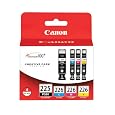 Canon PGI-225 BK/ CLI-226 C,M,Y 4 Pack Value Pack (4530B008) in Retail Packaging
