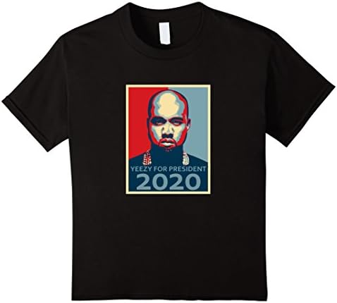Kids Yeezy For President 2020 Shirt 8 Black