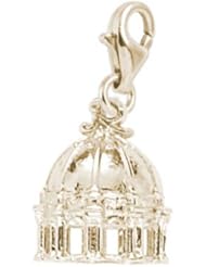 Rembrandt Charms St. Peters Basilica Charm with Lobster Clasp