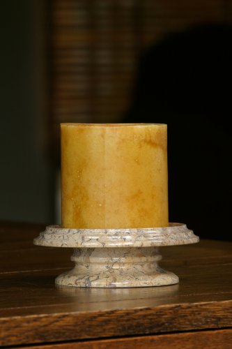Fossil Stone Candleholder