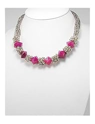 Agate Necklace In 92.5 Sterling Silver