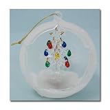 Tree Lighted Keepsake Glass Ornament