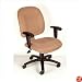 Mid Back Office Chair with Adjustable Arms Sky Blue