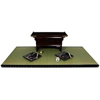 Oriental Furniture Great Good Simple Platform Bed, 6-Feet Traditional Japanese Tatami Grass Mat Floor Panel, 35 3/8 by 70 7/8-Inch