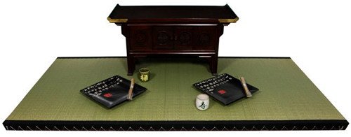 Oriental Furniture Great Good Simple Platform Bed, 6-Feet Traditional Japanese Tatami Grass Mat Floor Panel, 35 3/8 by 70 7/8-Inch
