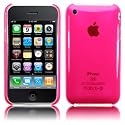 Online Crystal Shell with High Quality Polcarbonate Plastic Case Cover for Apple iPhone 3G 3Gs 3G S - Hot Pink