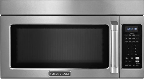 KitchenAid Pro Line KHMC1857XSP 1.8 cu. ft. Over-the-Range Microwave Oven with 300 CFM Venting System, 1,600 Convection Cooking Watts, Sensor Steam Cook and Add-A-Minute