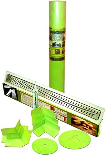 330 SQFT Trugard Waterproof Shower Kit with 42" LINEAR DRAIN Tile-in Grate Kit - fits 96" x 96" shower