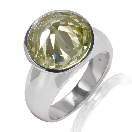 Rafaela Donata Damen-Ring Argento Classico 925 Sterlingsilber Zirkonia Gr&uuml;n 50 60800182 Preisvergleich