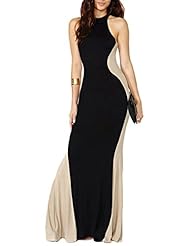 Sexy Sleeveless Polyester/Spandex Jeweled Asymmetric  Dress