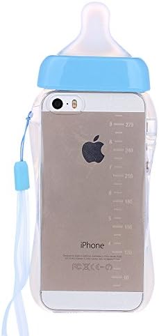 For iPhone 5S/5 Case,TRIFORCE LU Baby Feeding Bottle Hanging Strap Style Phone Cover Case For iPhone 5S/5 (iPhone 5S/5(blue))