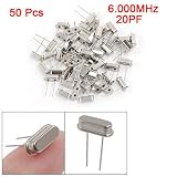 50 Pcs DIP Mounting Type 6.000mhz Quartz Crystal Oscillator