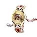 Lowpricenice Women Elephant Pattern Weaved Rope Band Bracelet Quartz Dial Wrist Watch
