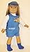 Daisy Girl Scout Uniform for American Girl Doll Clothes in Azure Blue, not Navy