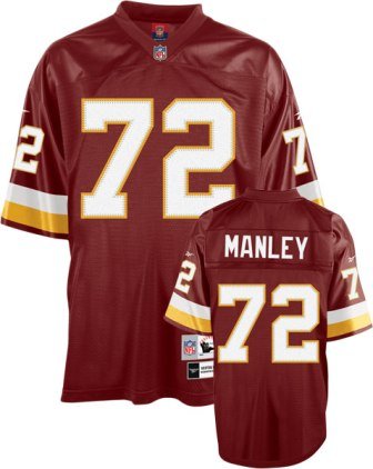 Dexter Manley Reebok NFL Red Premier Throwback Washington Redskins Jersey - Small