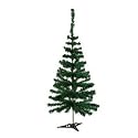 Christmas / Xmas Tree 120cm (4FT) with 24pieces silver 40mm round baubles / balls and 4-ply wavy cut tinsel 5.4m x 12cm